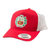 PeruCoUSA Peru Escudo Trucker Hat Peruvian Caps Snapback Red White
