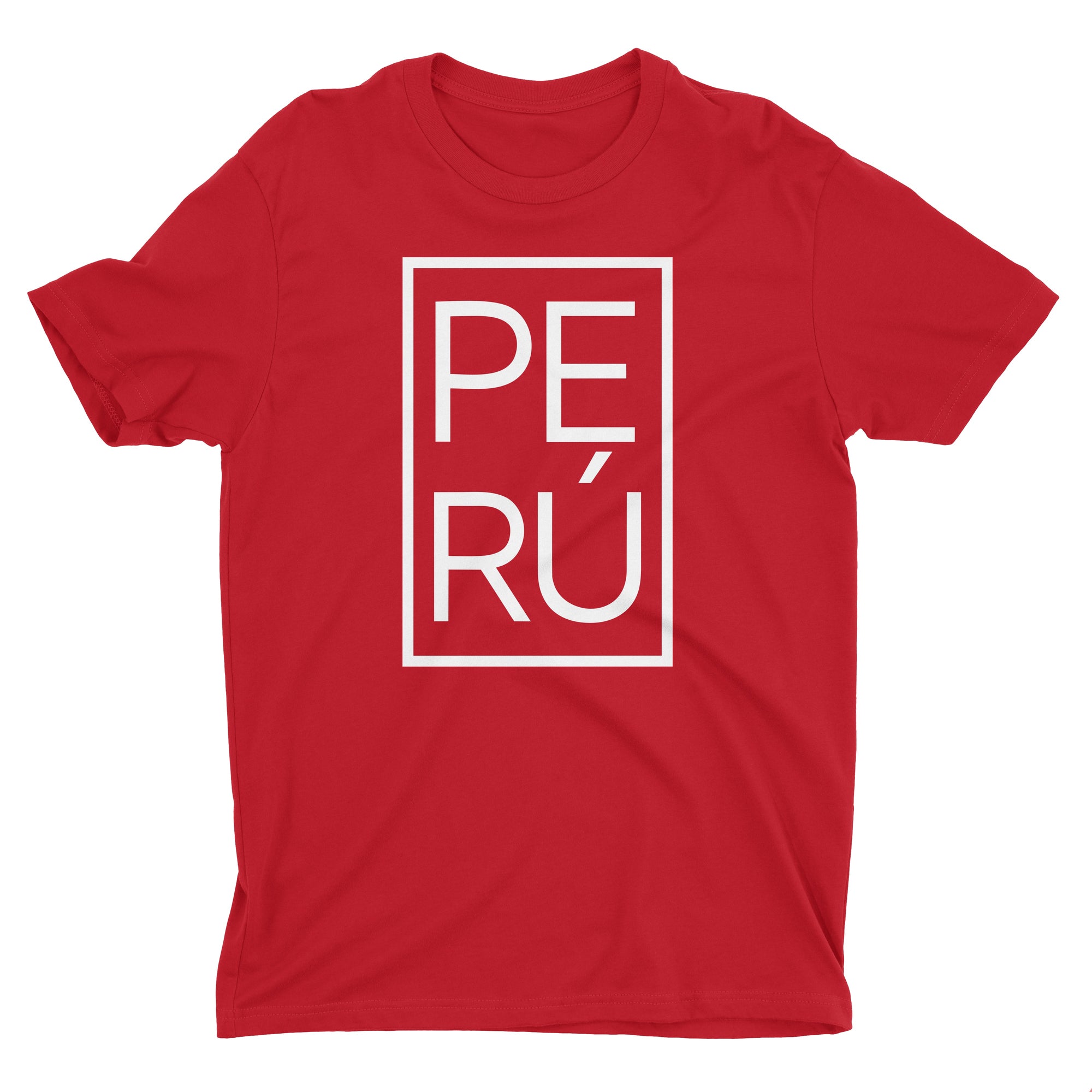 Peru Red Short Sleeve T-Shirt for Men