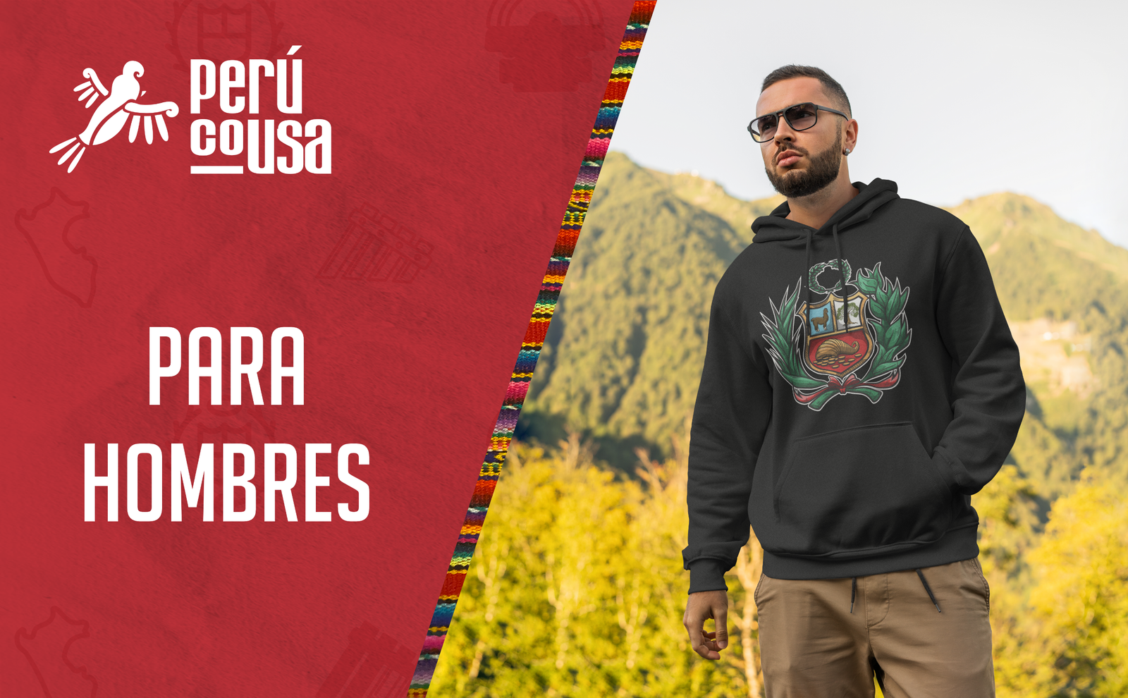 PeruCoUSA Peruvian Clothing for Men Ropa Peruana Para Hombres