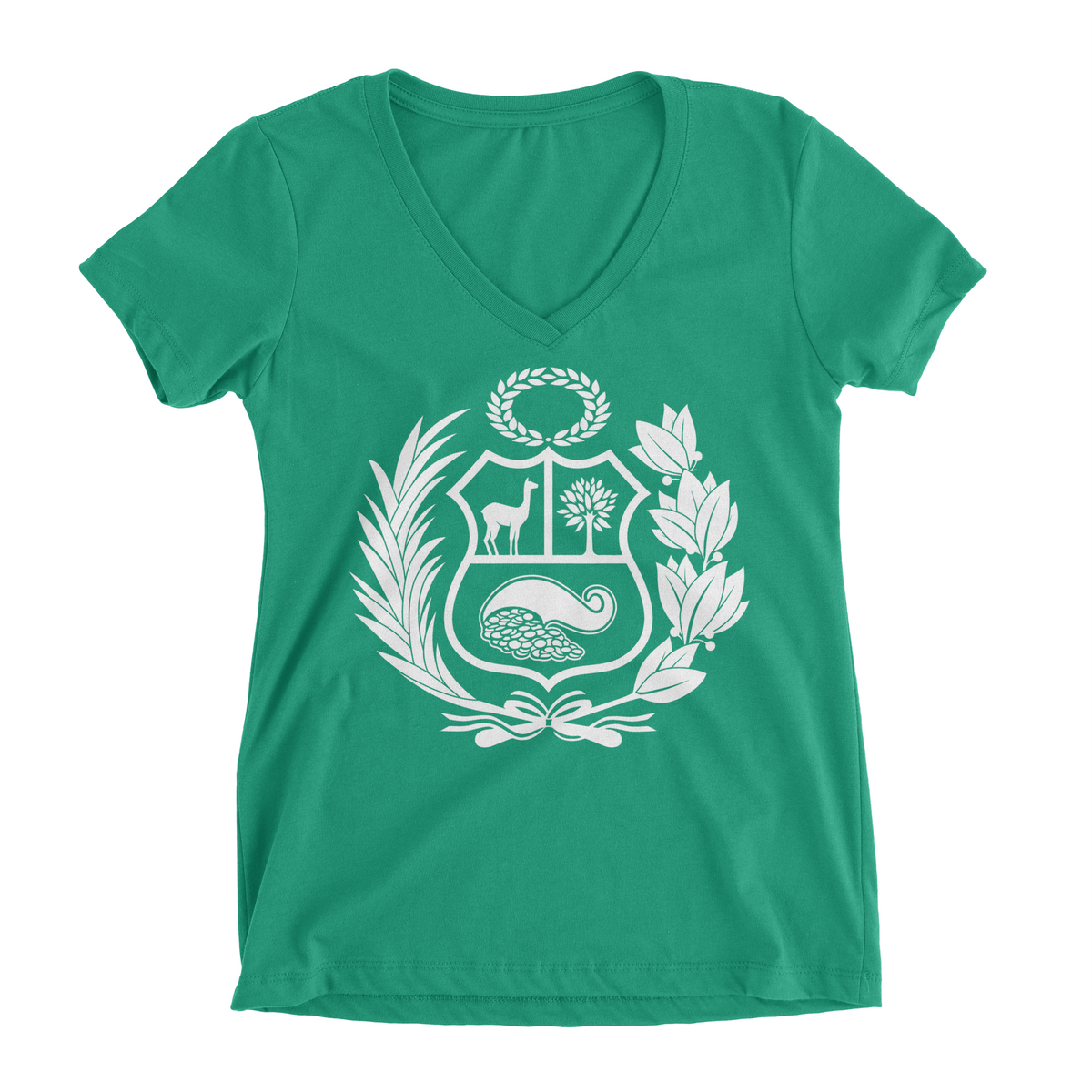 Peru Escudo V-Neck T-Shirt for Juniors