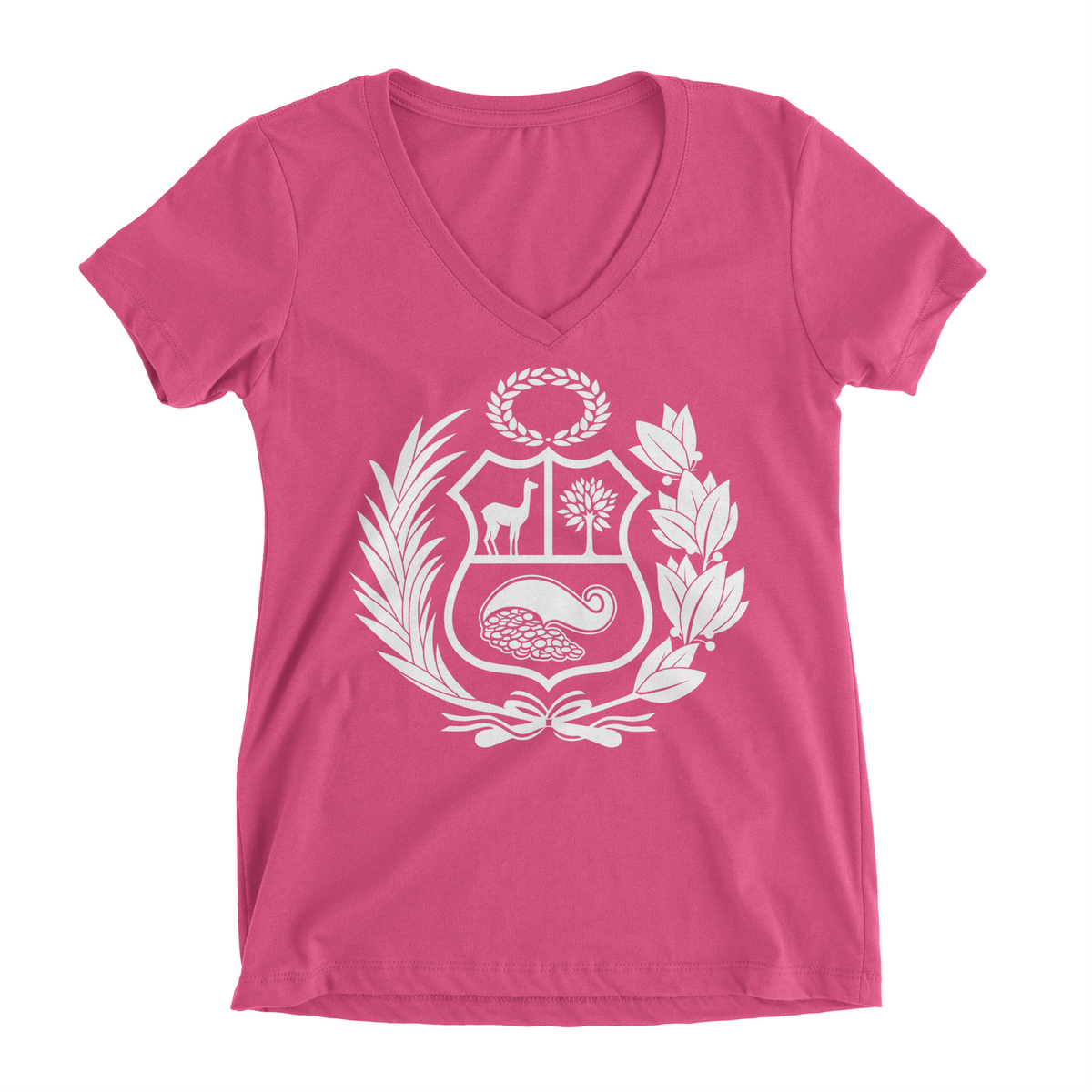 Peru Escudo V-Neck T-Shirt for Juniors