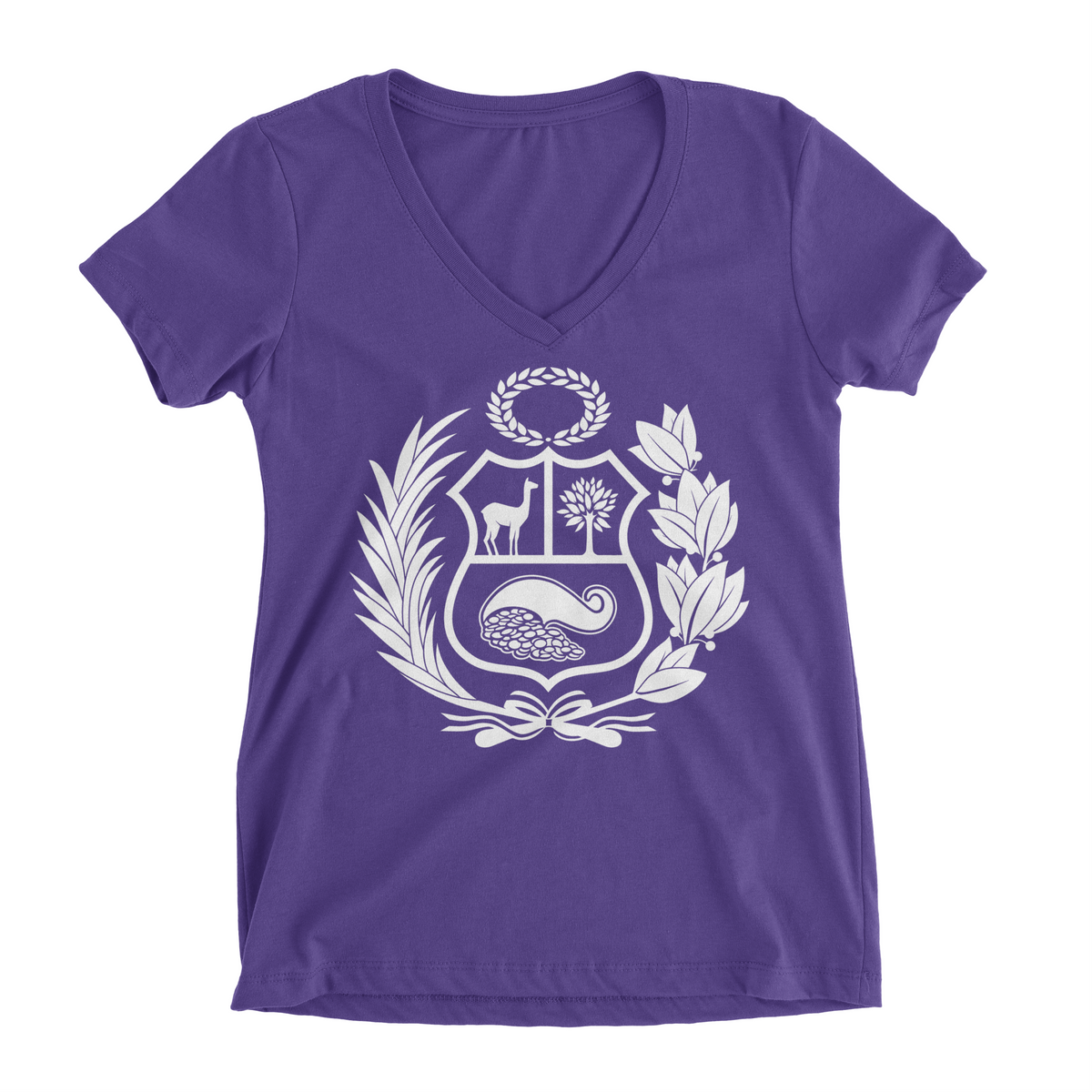 Peru Escudo V-Neck T-Shirt for Juniors