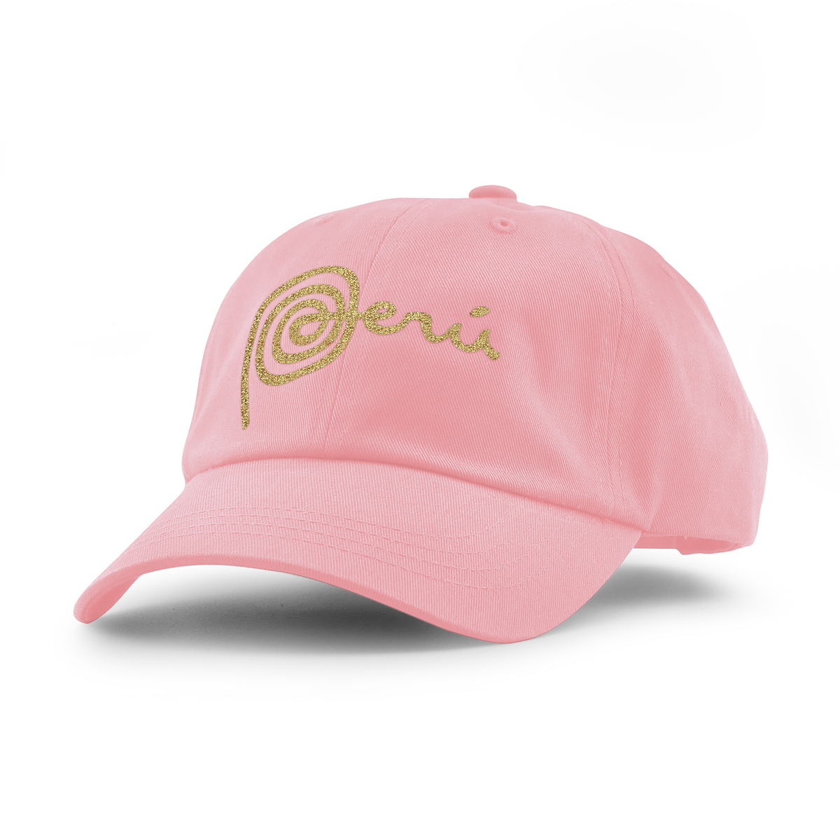 Marca Peru Dad Cap - Unstructured - Pink - Gold Glitter