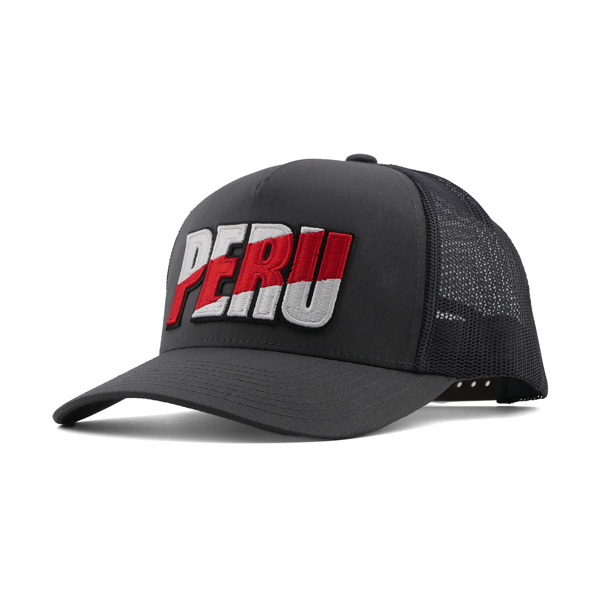 Peru Franja Trucker Hat - Charcoal