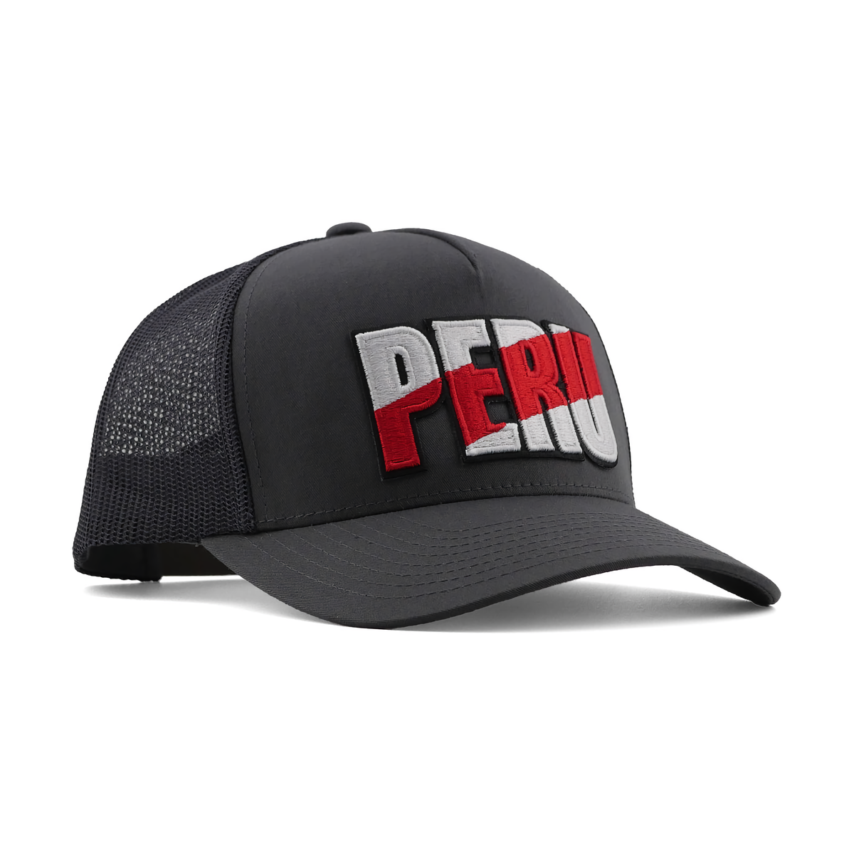 Peru Franja Trucker Hat - Charcoal