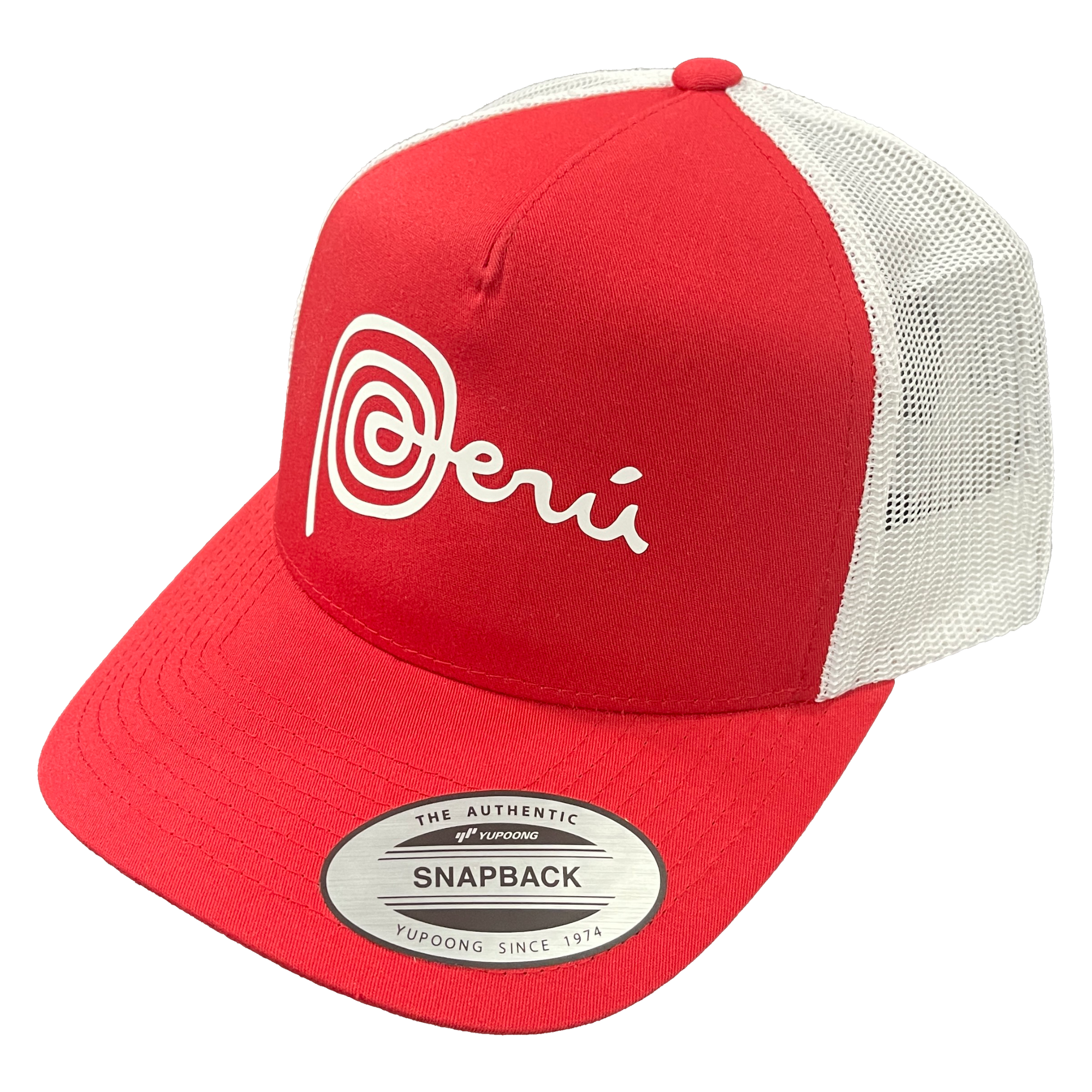 Marca Peru Trucker Hat - Red White