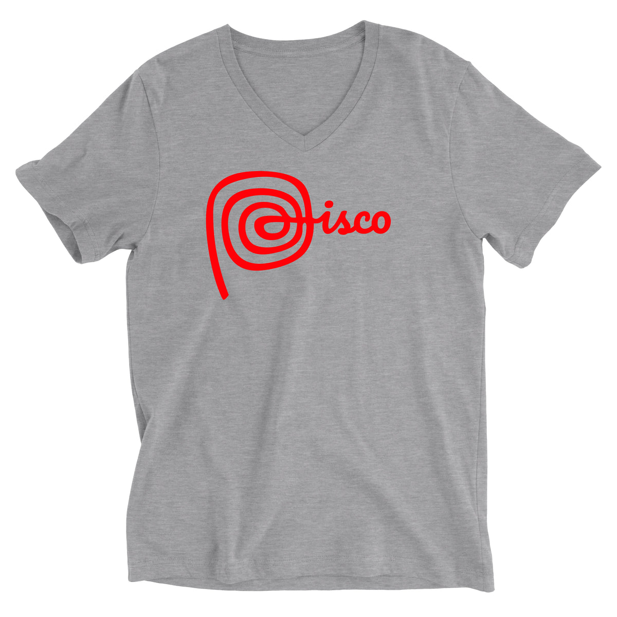 Marca Peru Pisco Sour Heather Grey V-Neck T-Shirt for Men
