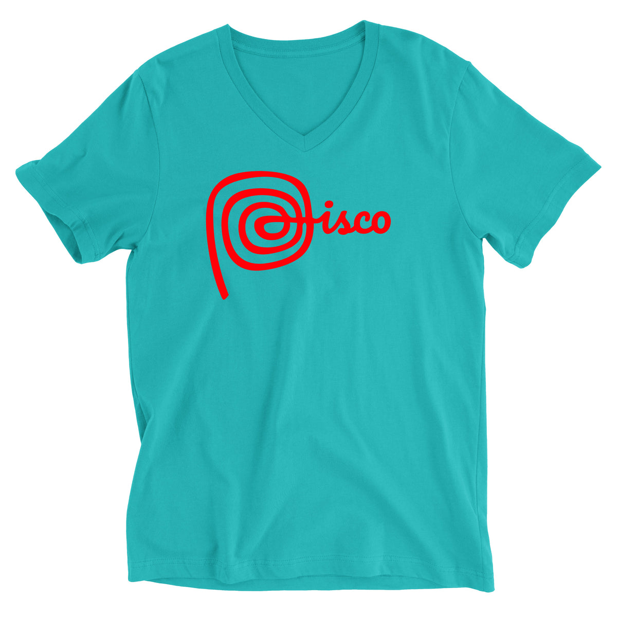 Marca Peru Pisco Sour Tahiti Blue V-Neck T-Shirt for Men