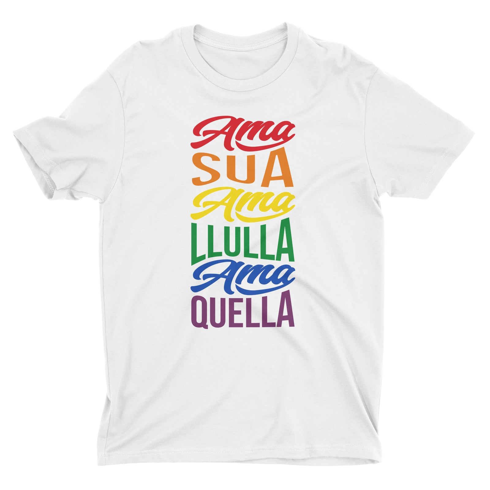 Ama Sua Ama Llulla Ama Quella Inca White T-Shirt for Men