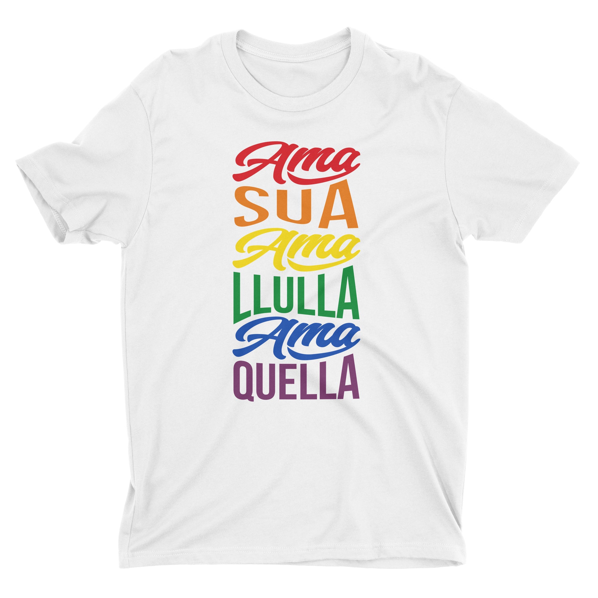 Ama Sua Ama Llulla Ama Quella Inca White T-Shirt for Men