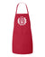 Peru Escudo Red Chef Cooking Apron Mandil - Adult Size