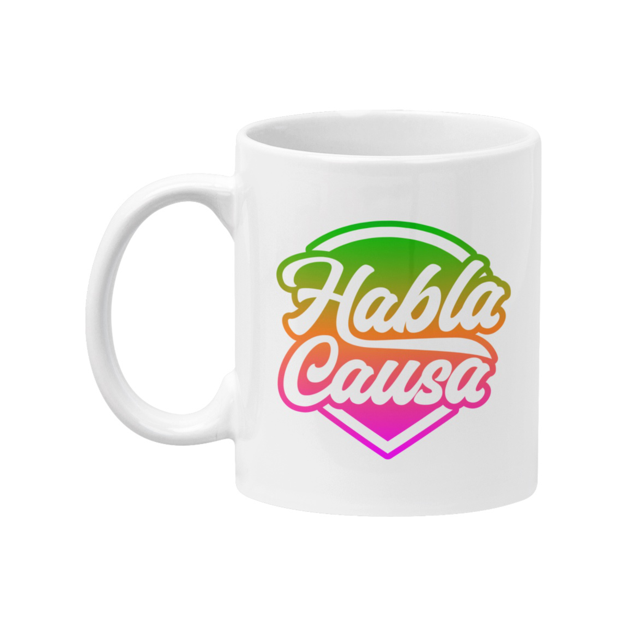 Habla Causa White Coffee Mug | PeruCoUSA