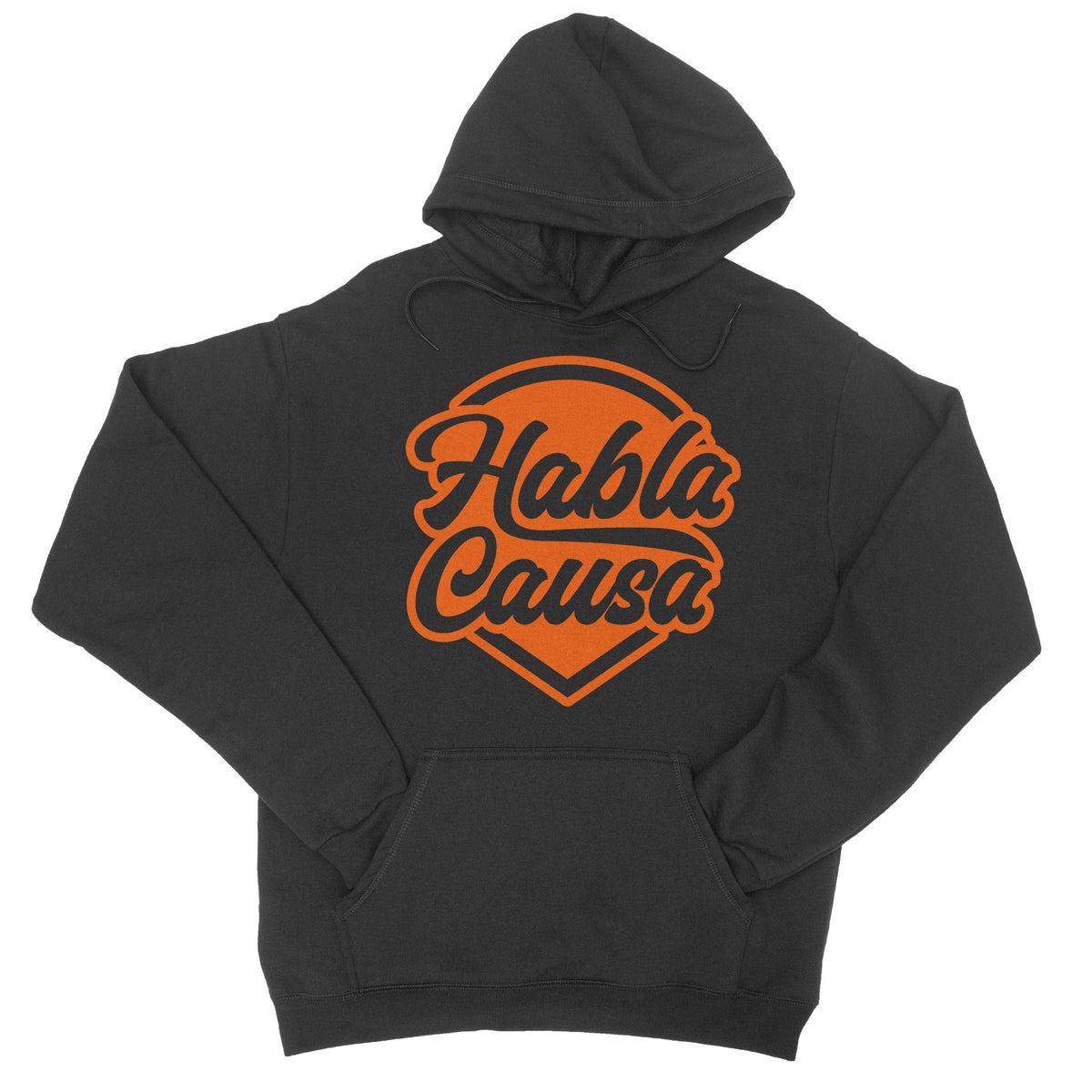 Habla Causa Black Peru Hooded Sweatshirt for Men