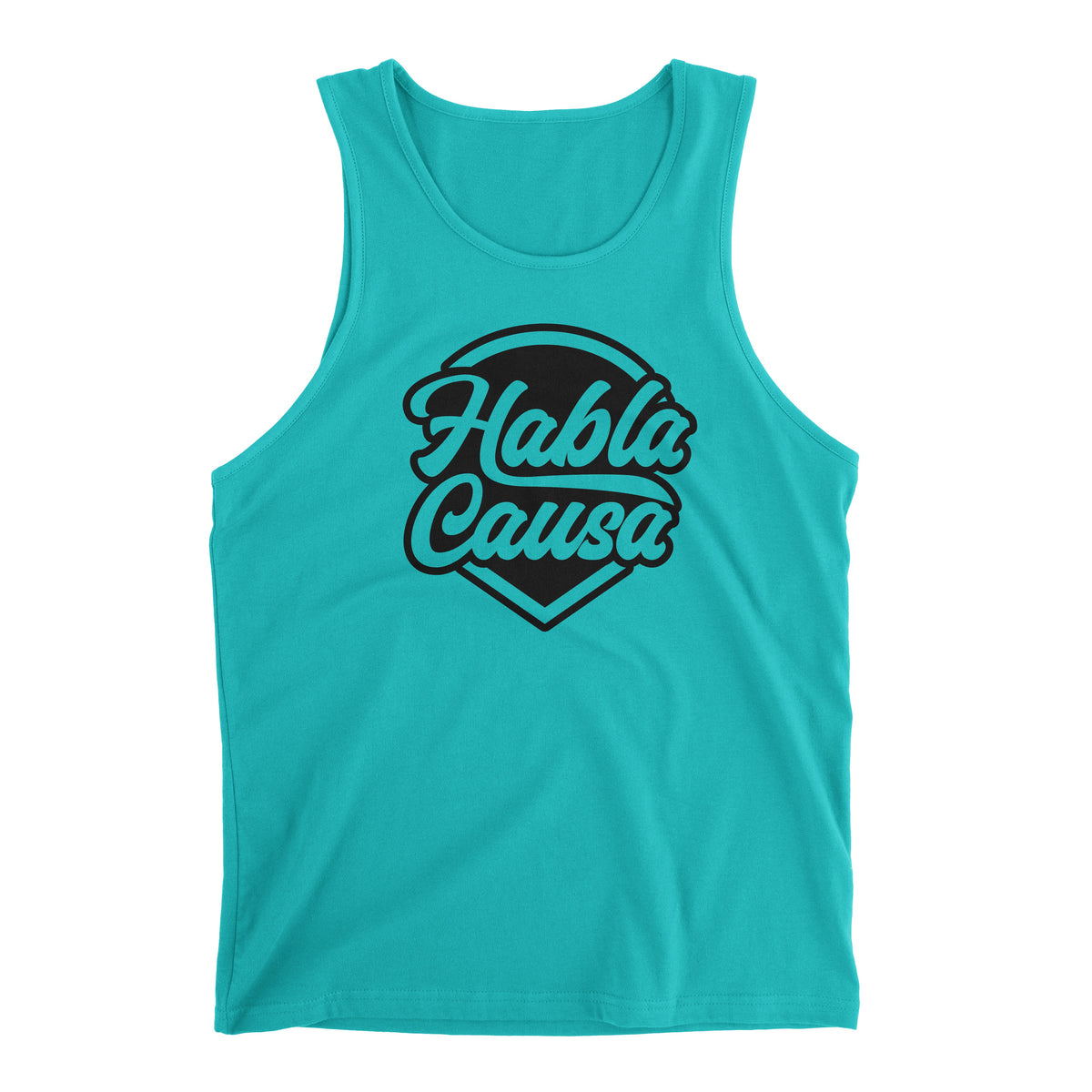 Habla Causa Tahiti Blue Peru Tank Top for Men