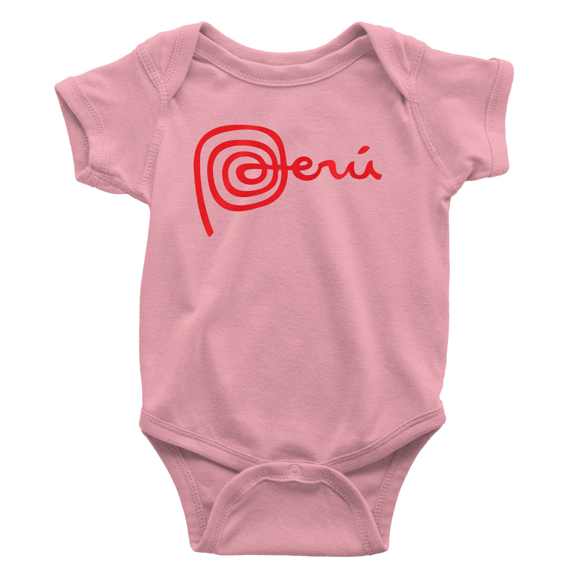 Marca Peru Pink One-Piece Bodysuit for Baby
