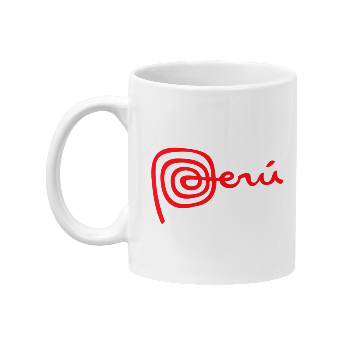 Marca Peru White Coffee Mug | PeruCoUSA
