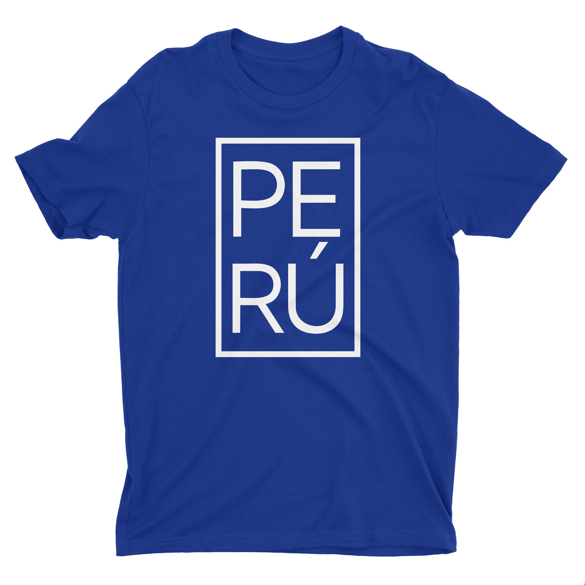 Peru Blue Short Sleeve T-Shirt for Men