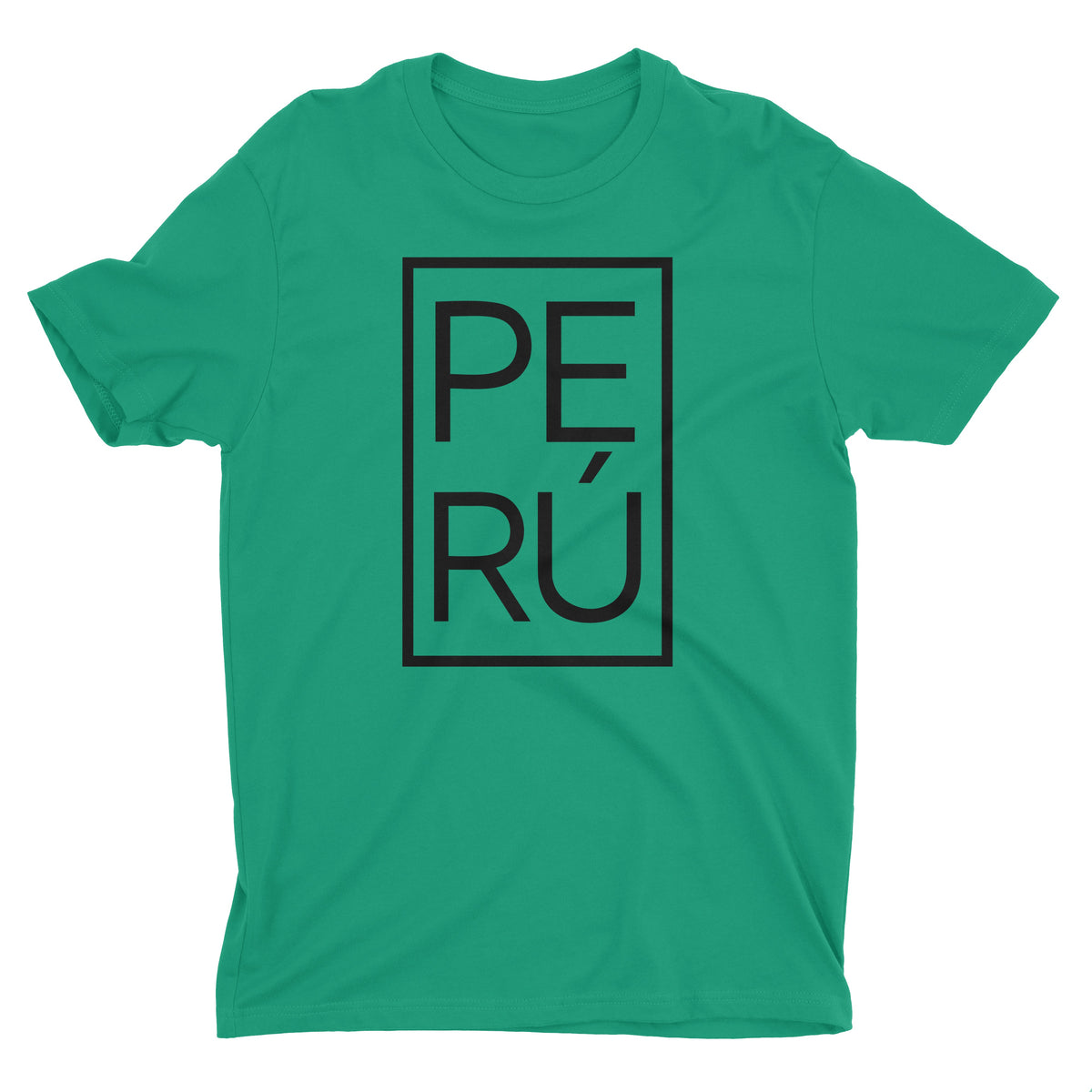 Peru Green Short Sleeve T-Shirt for Men