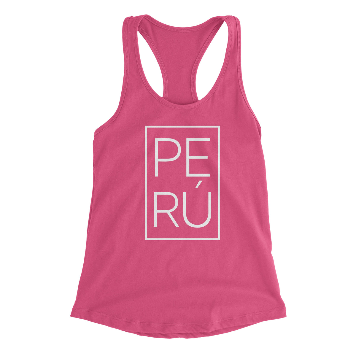 Peru Hot Pink Tank Top for Women