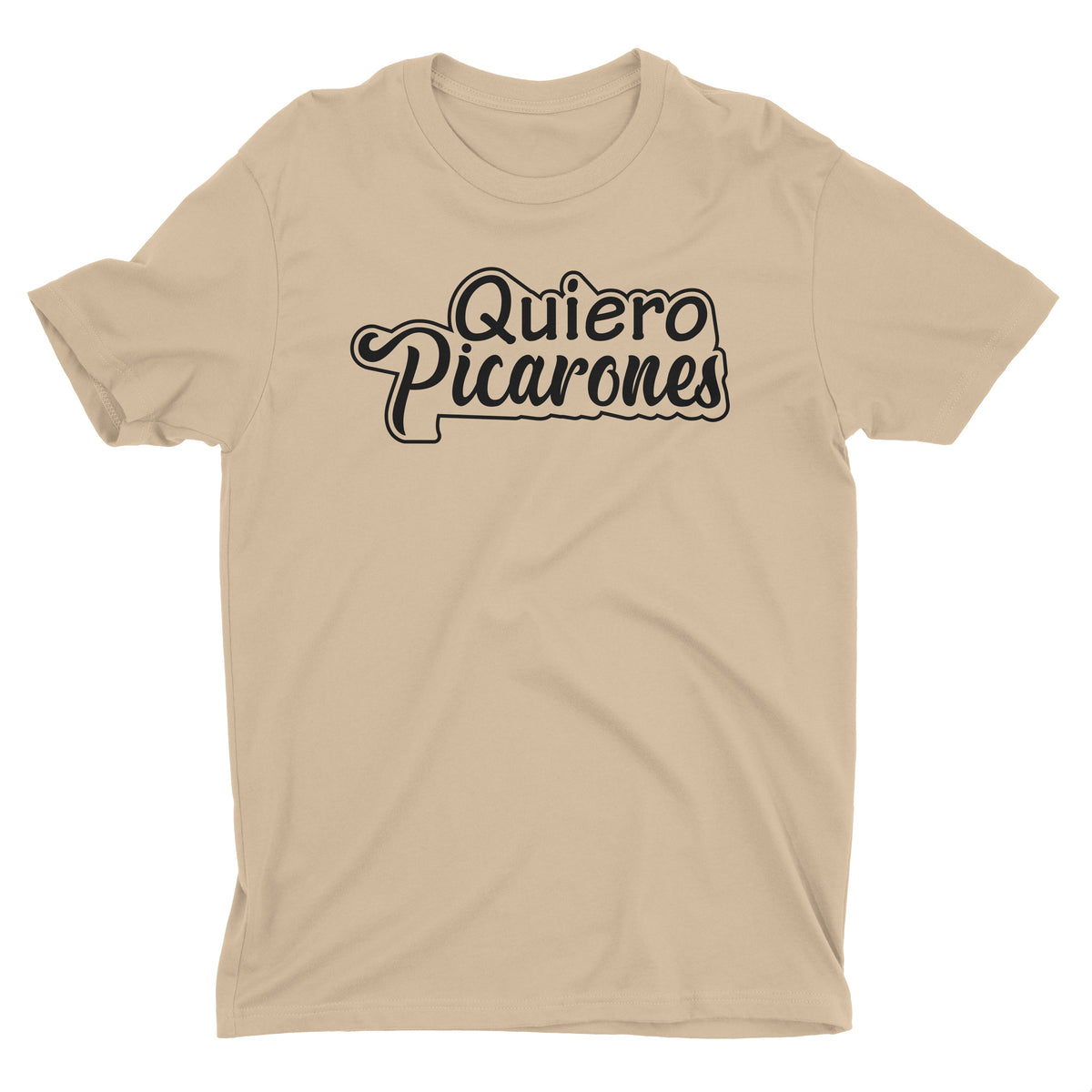 Quiero Picarones Beige Funny Peru T-Shirt for Men