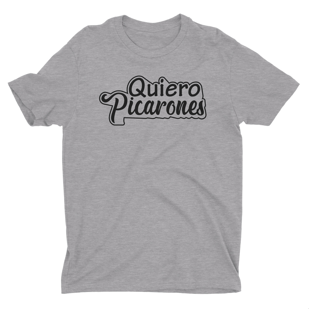 Quiero Picarones Heather Grey Funny Peru T-Shirt for Men