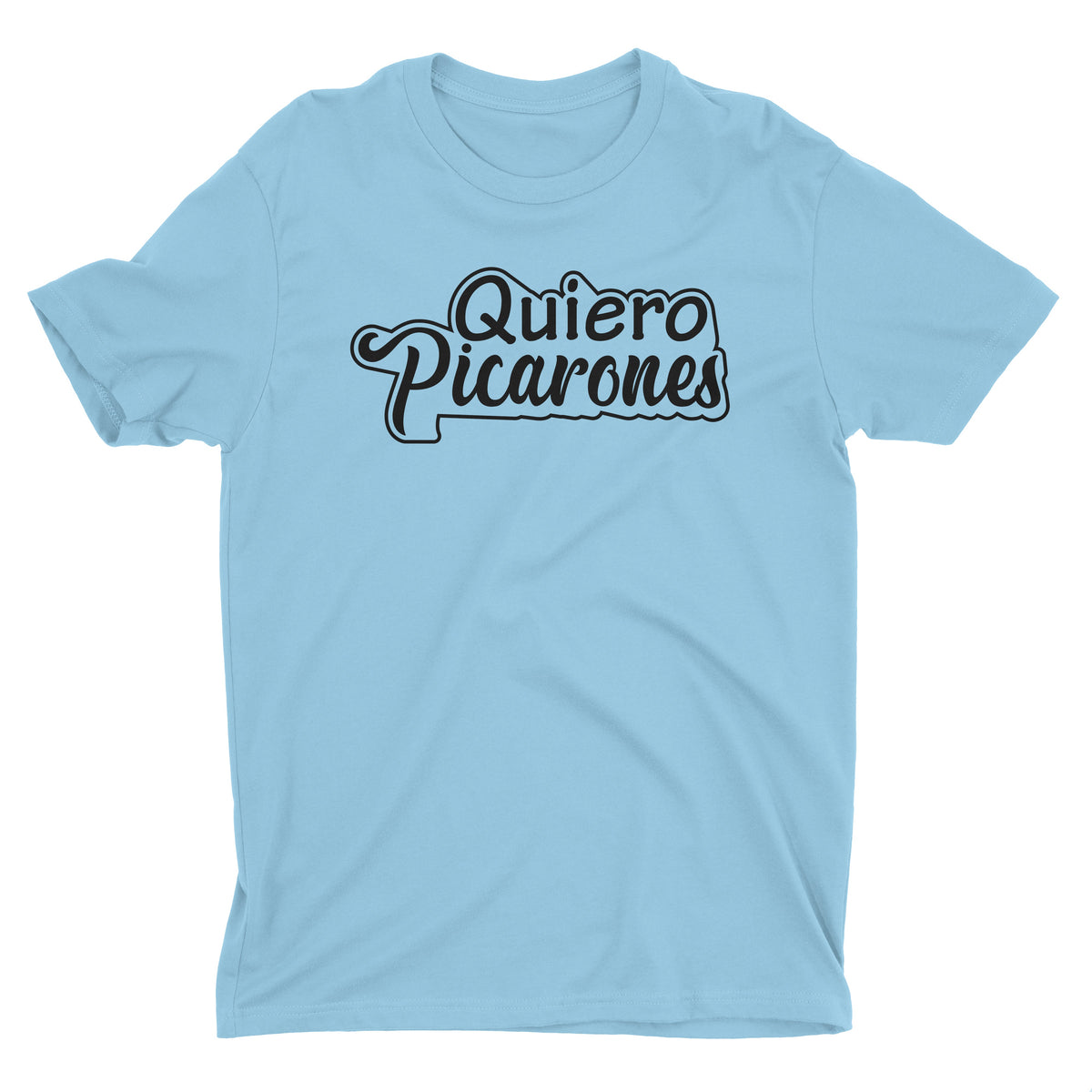 Quiero Picarones Light Blue Funny Peru T-Shirt for Men