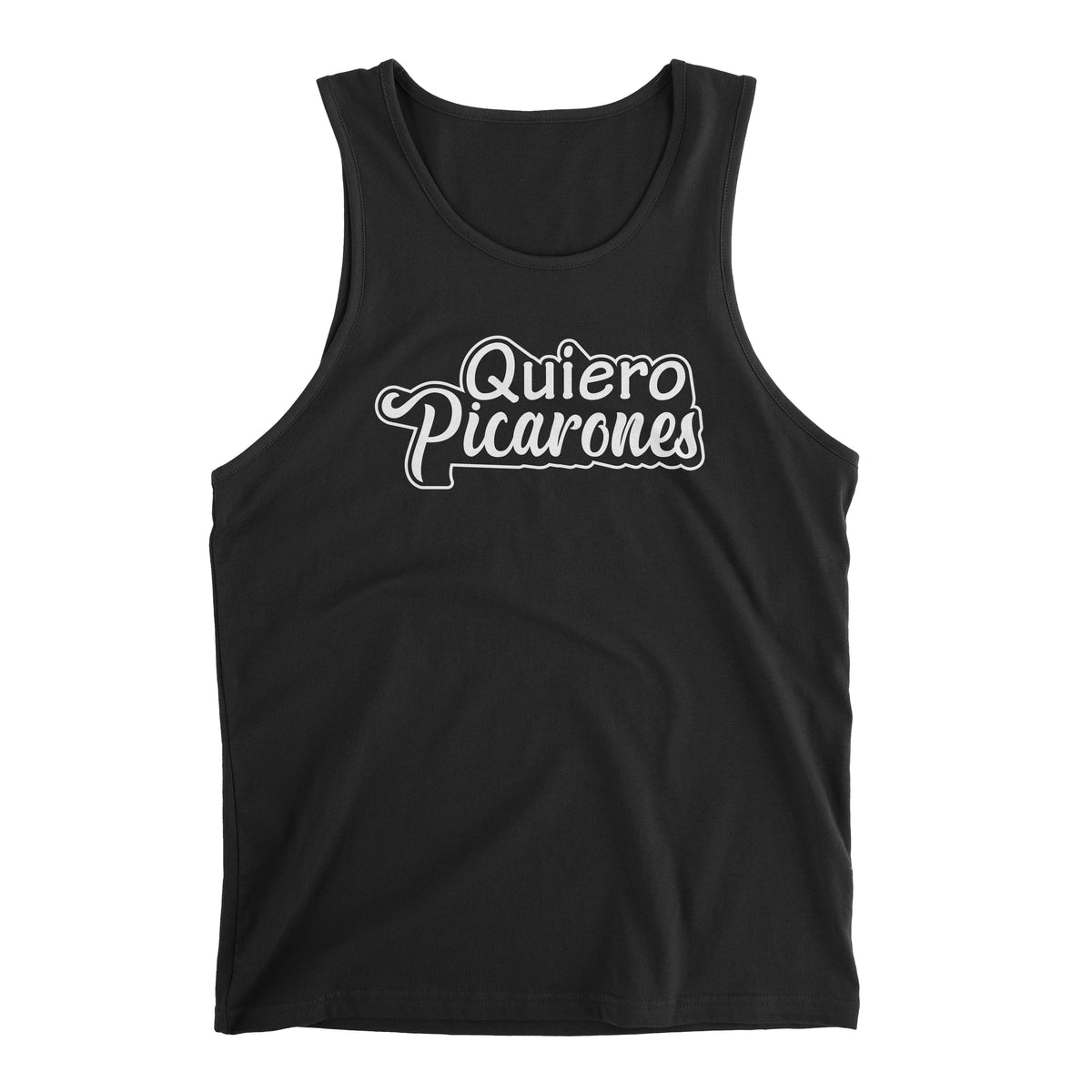 Quiero Picarones Funny Black Peru Tank Top for Men