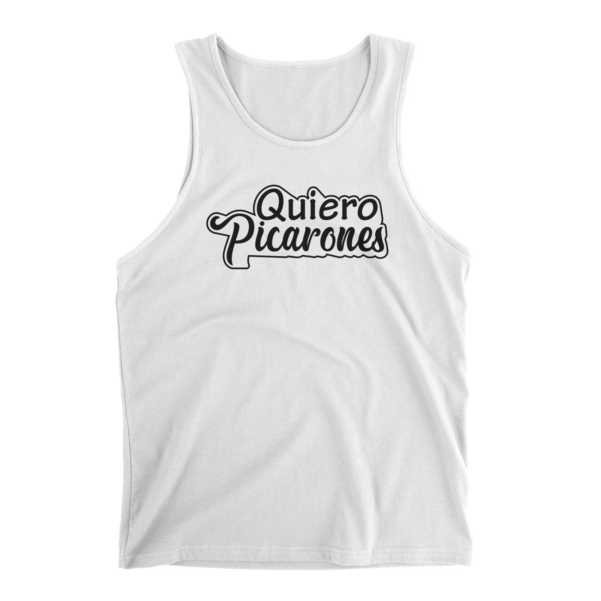 Quiero Picarones Funny White Peru Tank Top for Men