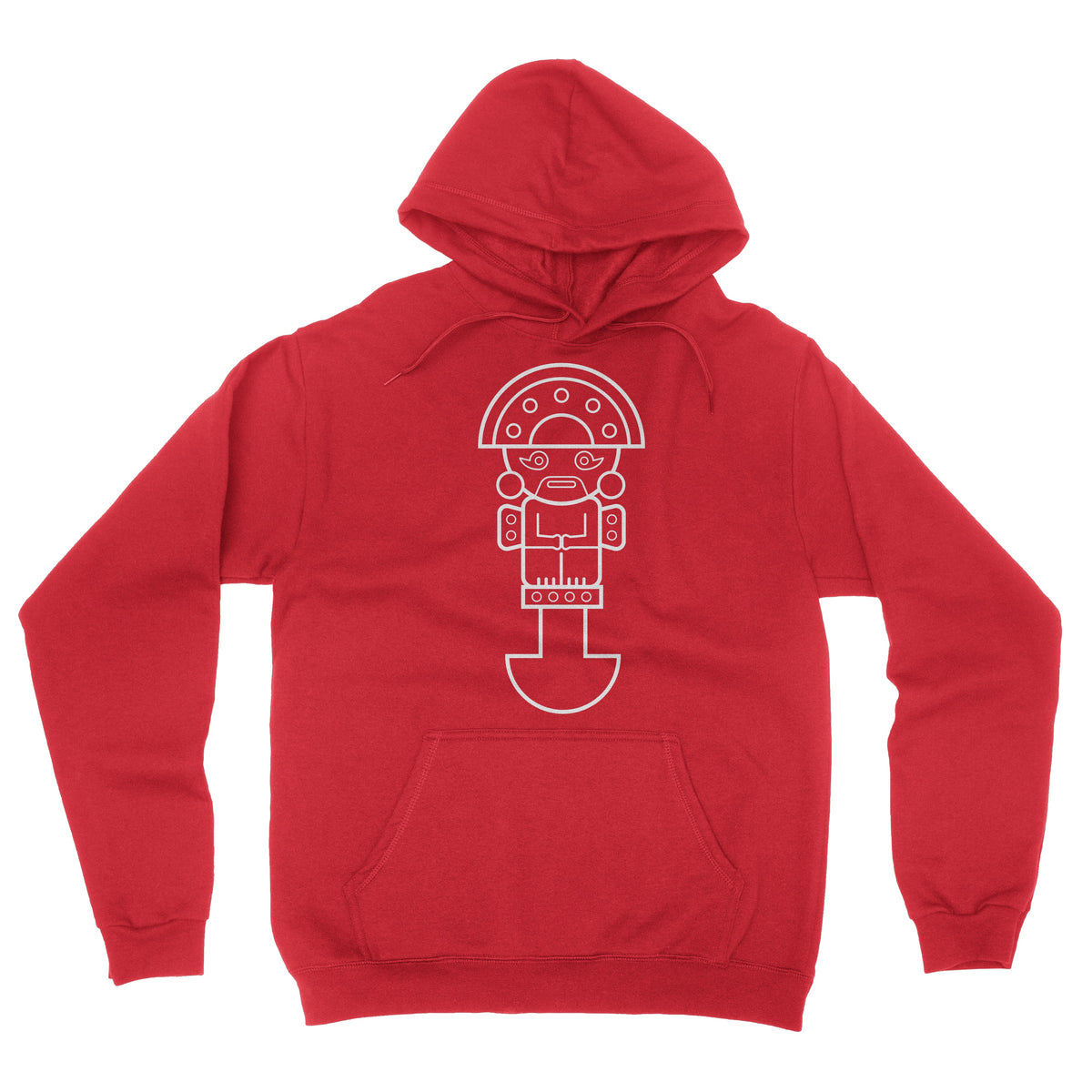Tumi Peru Hoodie for Men | Red/White | PeruCoUSA