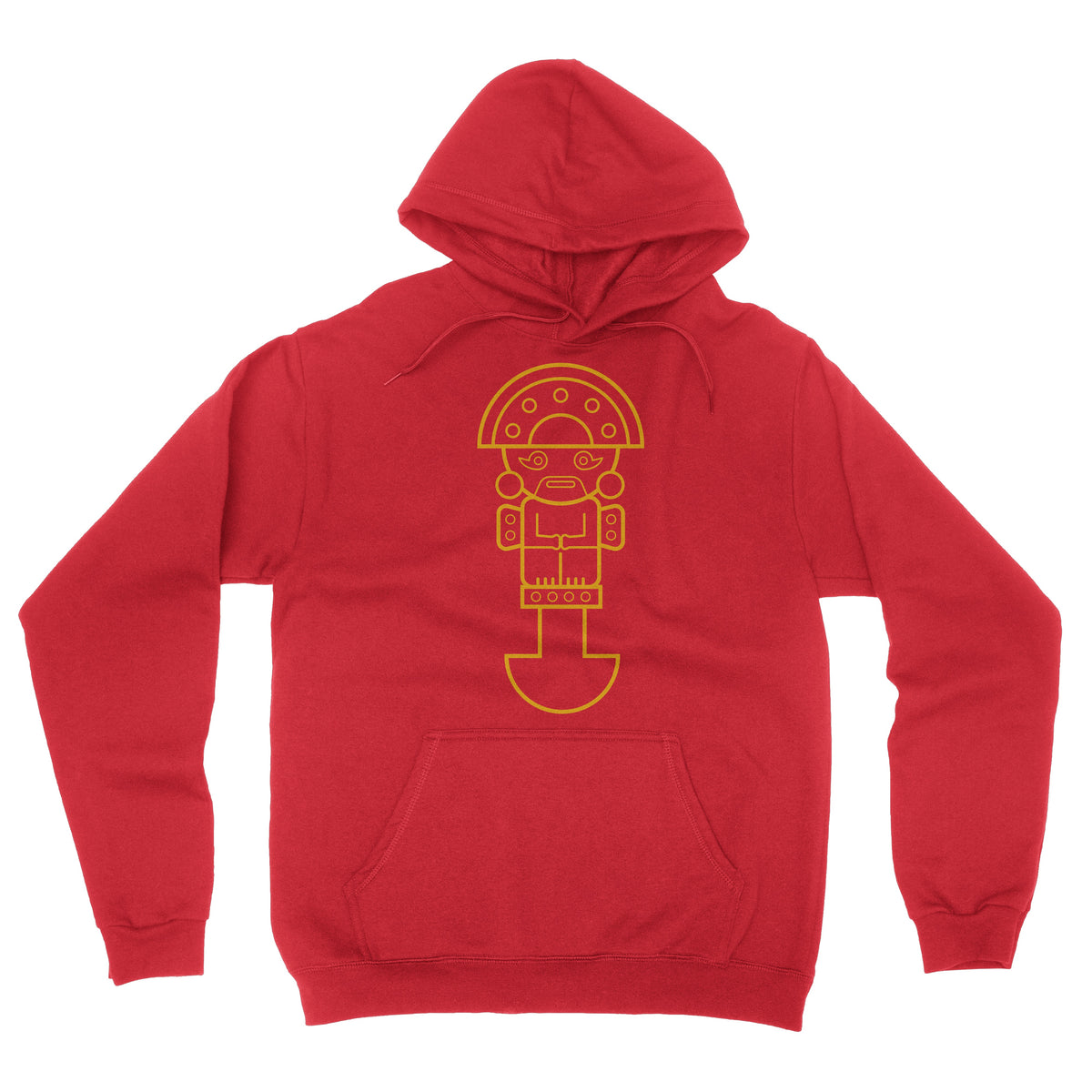 Tumi Peru Hoodie for Men | Red/Yellow | PeruCoUSA