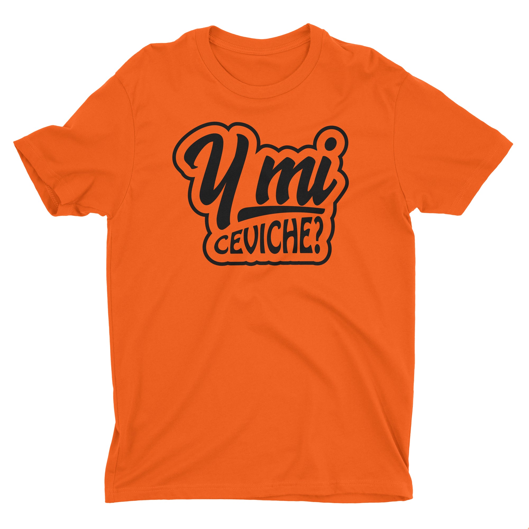 Y Mi Ceviche? Funny Peru Orange T-Shirt for Men